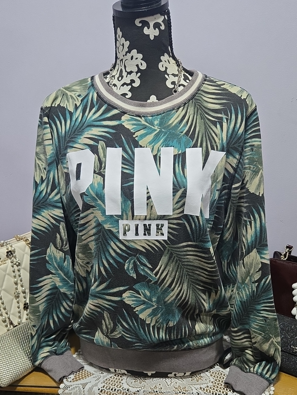 Victoria's Secret PINK Limited Edition Palm Sweatshirt